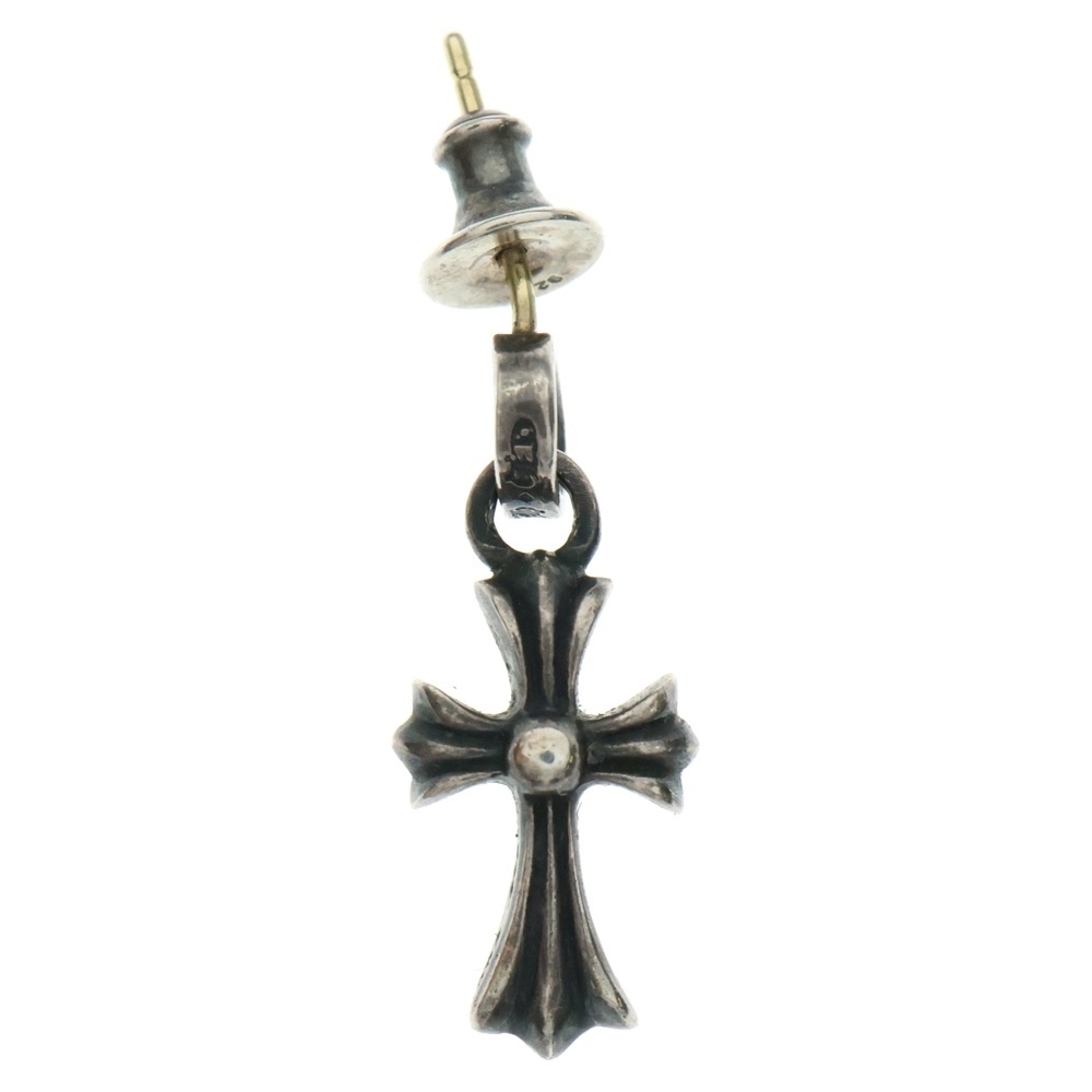 CHROME HEARTS クロムハーツ BBY F PPRCHN ベイビーファットクロス ドロップピアス シルバー BCA090拍卖