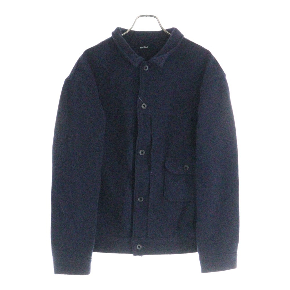 MAILLOT マイヨ MATURE WOOL G JACKET マチュア ウール ジー ボタンジャケット ネイビー MAO-17139拍卖