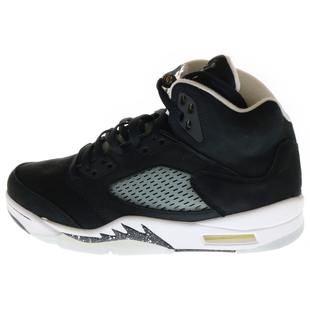 NIKE ナイキ AIR JORDAN 5 RETRO エアジョーダン5 ムーンライト ハイカットスニーカー ブラック US8/26cm CT4838-011拍卖