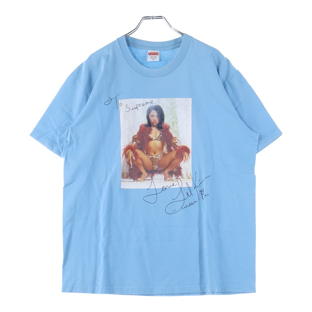 SUPREME シュプリーム 22SS ×Lil Kim Photo Tee リルキム フォトプリント クルーネック 半袖Tシャツ カットソー ブルー拍卖