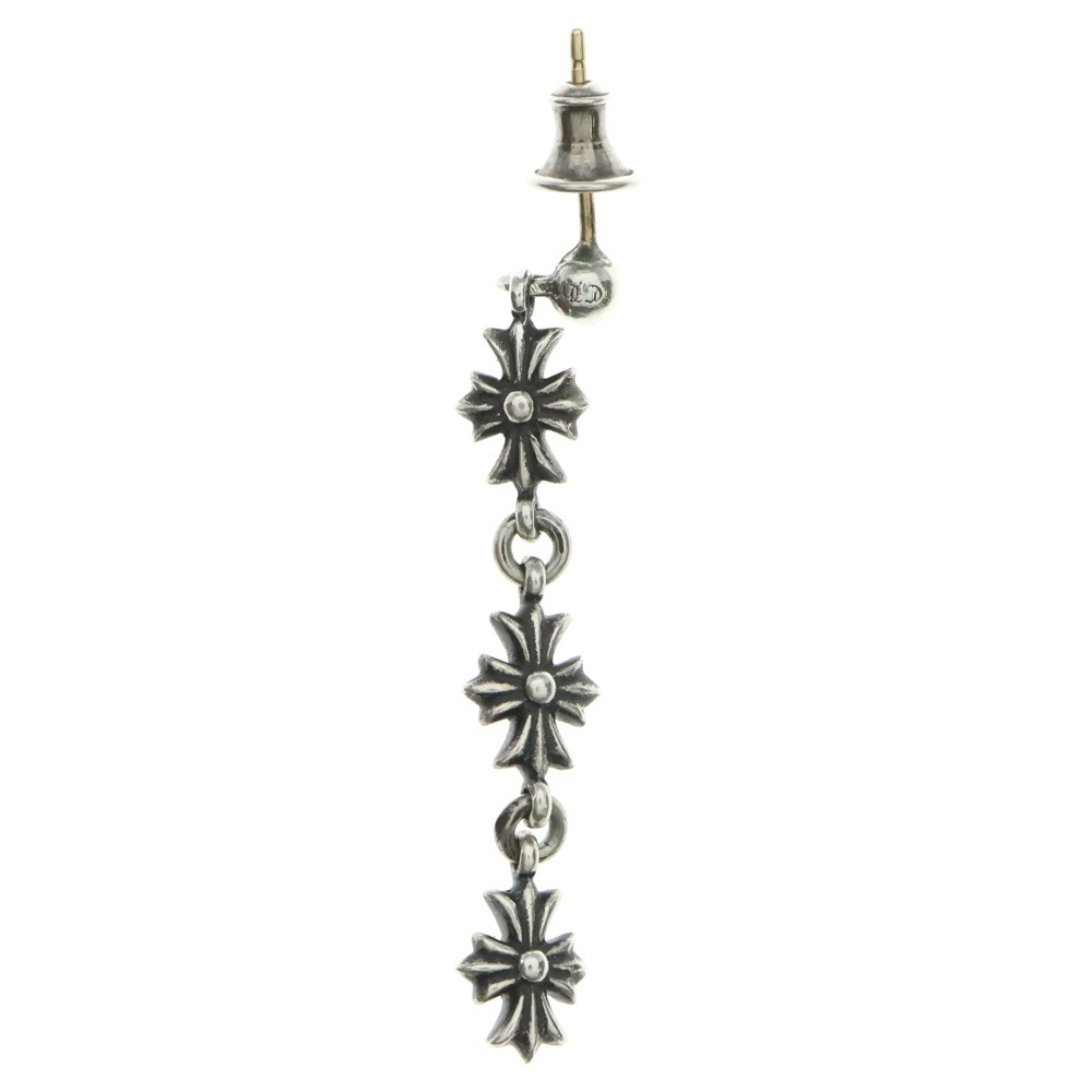 CHROME HEARTS クロムハーツ TINY E CH PLS 3 タイニーECHプラス3ドロップ ピアス シルバー BCA116拍卖