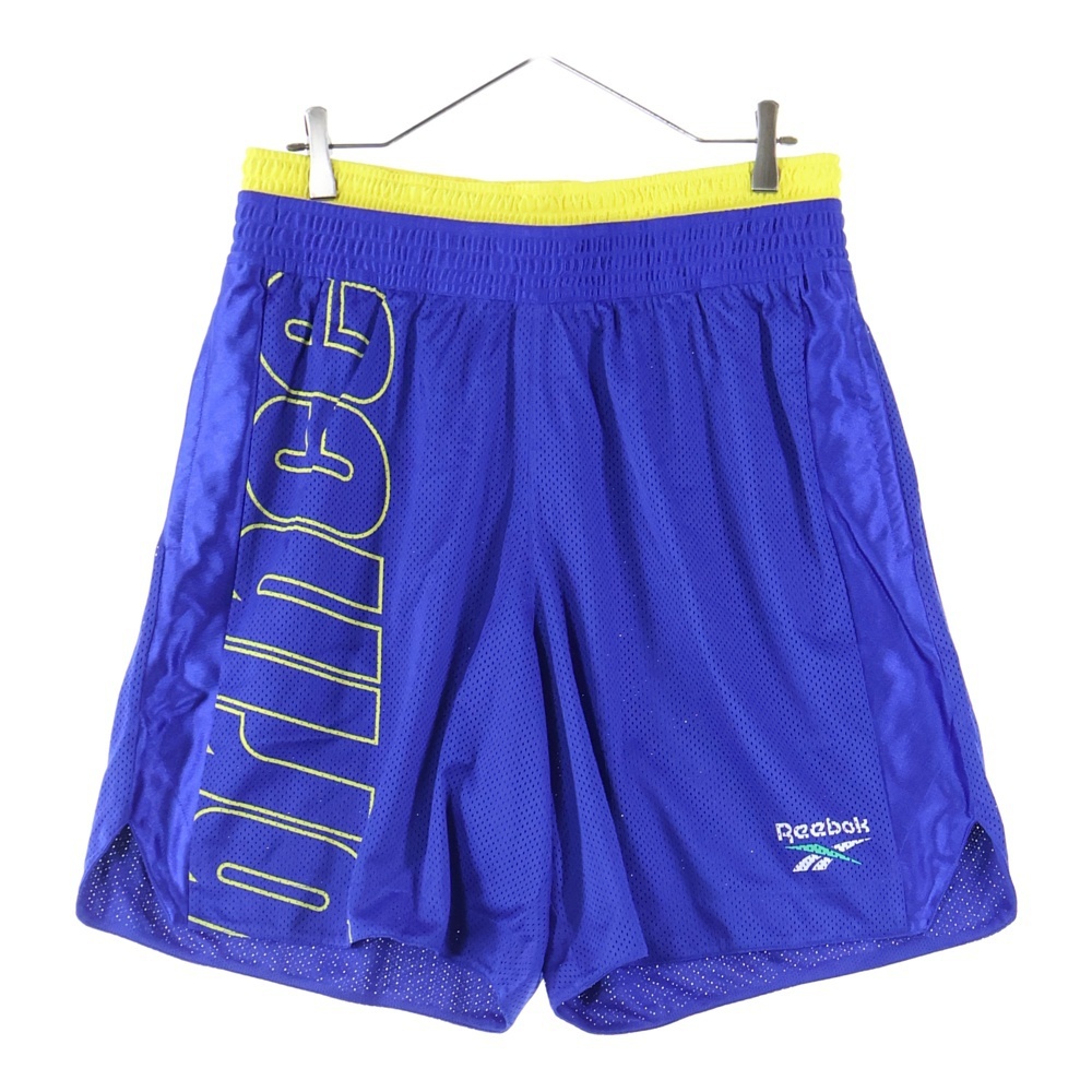 Reebok リーボック メッシュハーフパンツ H62568 ブルー拍卖