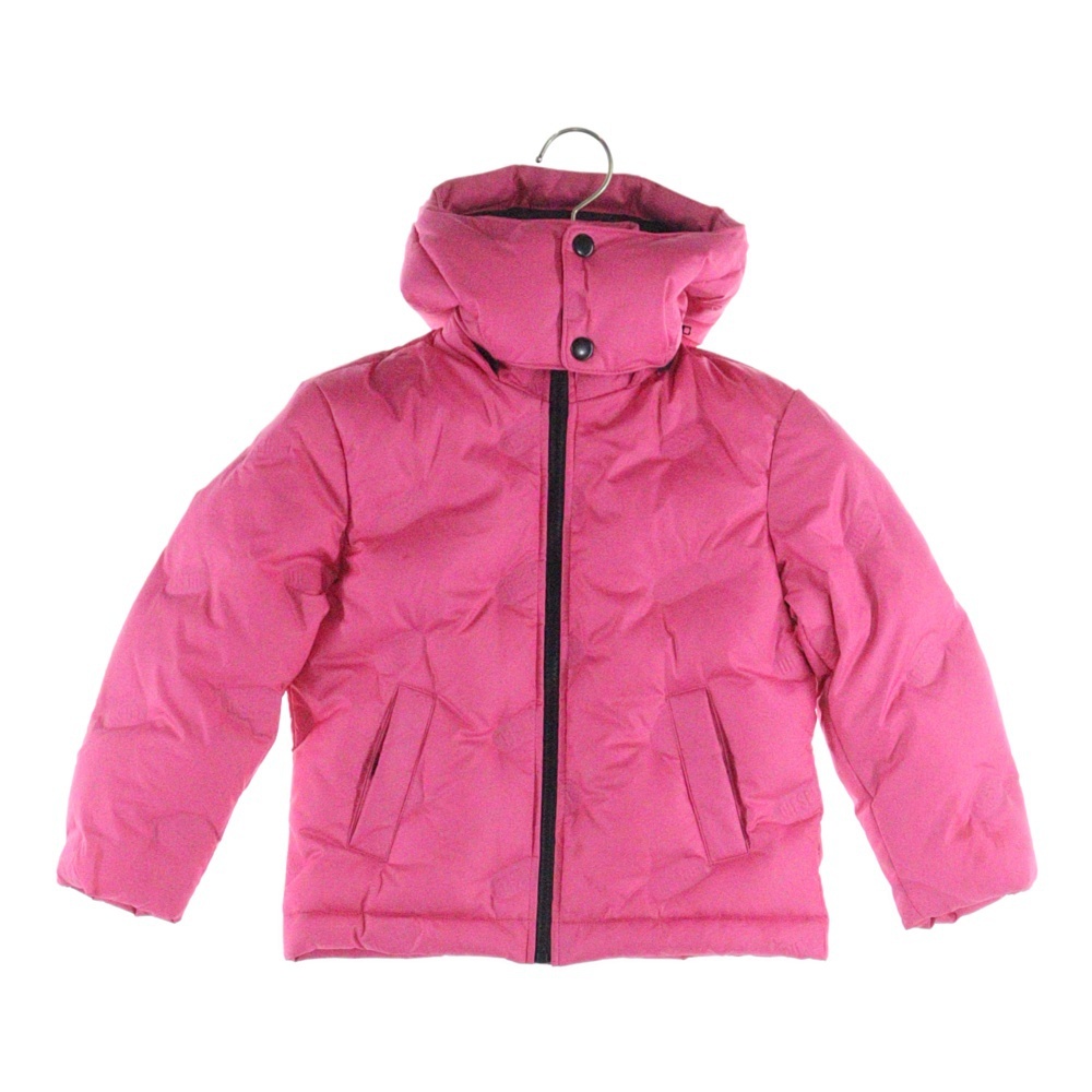 DIESEL ディーゼル 総柄ロゴデザインフーディーダウンジャケット キッズ ピンク J00222-KXB86拍卖