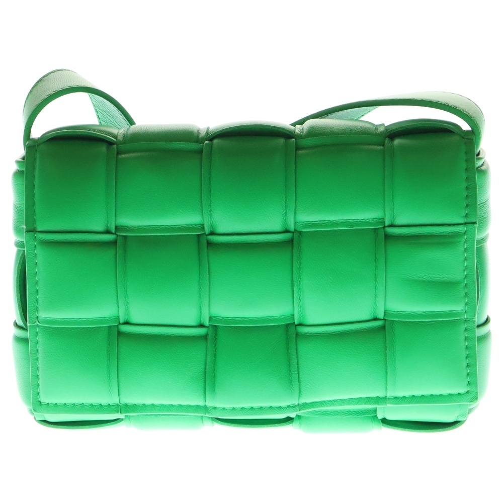BOTTEGA VENETA ボッテガヴェネタ PADDED CASSETTE パデッド カセット スモール ショルダーバッグ グリーン 717506拍卖