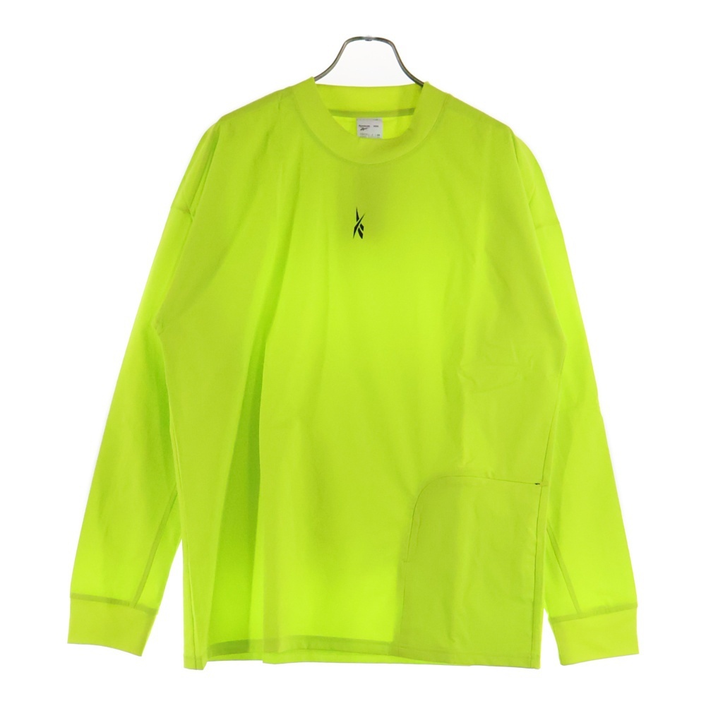 Reebok リーボック フロントプリント長袖Tシャツ GS9192 イエロー拍卖