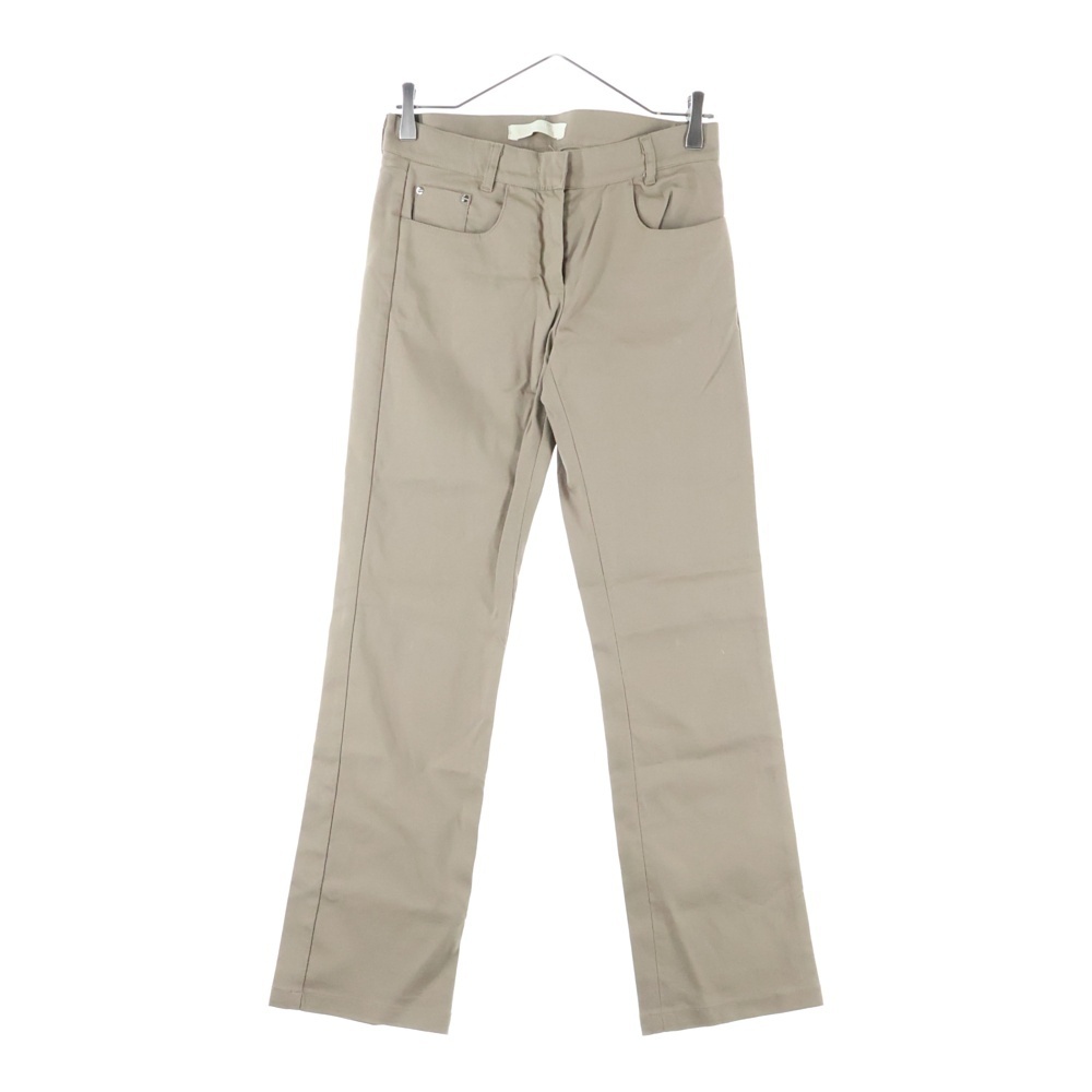 エス マックスマーラ ロゴデザインリベット マルチポケット ジップアップ コットン スキニーパンツ レディース ベージュ 91360783拍卖