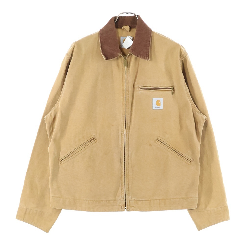 CARHARTT カーハート 90s DETROIT JACKET デトロイト ジャケット 裏地無し キャメル拍卖