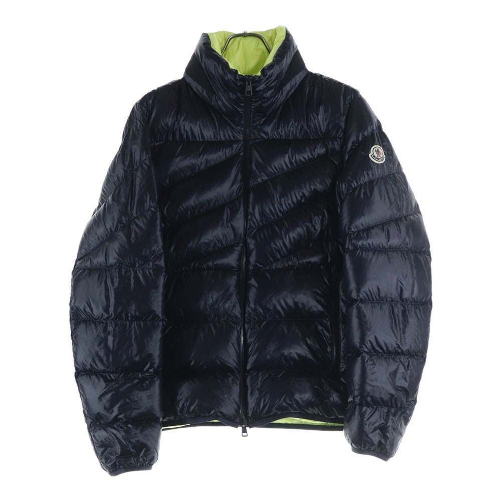 MONCLER (モンクレール) HANIN ハニン フロントロゴ刺〓ジップアップダウンジャケット ネイビー G20911A00068拍卖