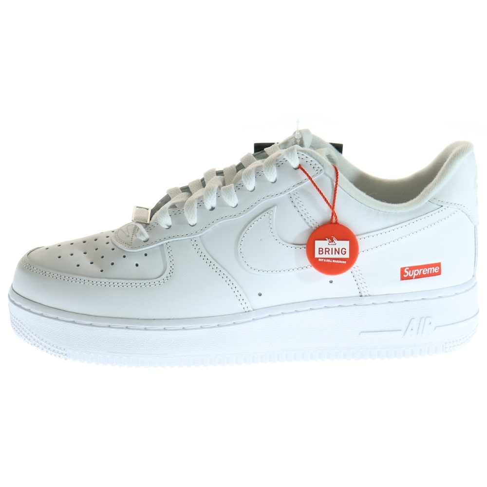 NIKE ナイキ ×SUPREME AIR FORCE 1 LOW シュプリーム エアフォース1 ローカットスニーカー ホワイト US9/27.0cm CU9225-100拍卖