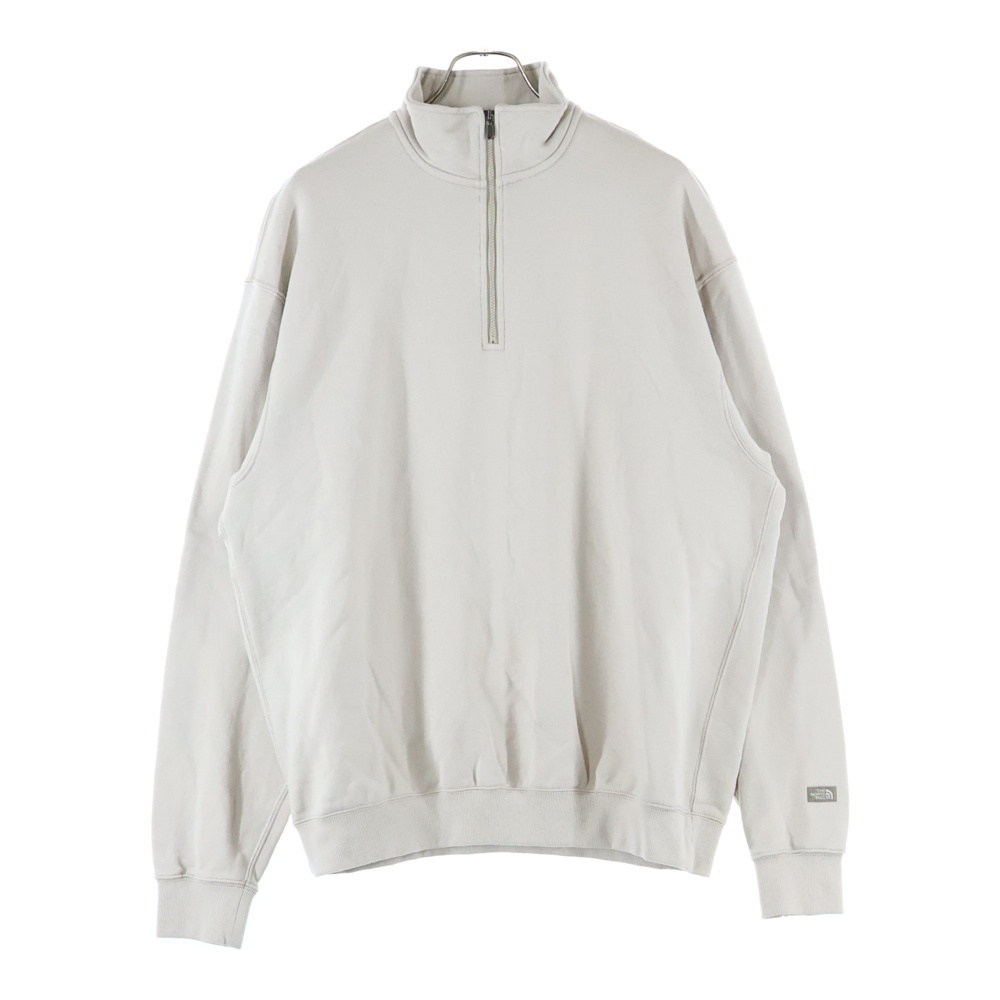 THE NORTH FACE ザノースフェイス ROCK STEADY HARFZIP ロックステディ ハーフジップ プルオーバー コットン フリース ベージュ NT12562R拍卖
