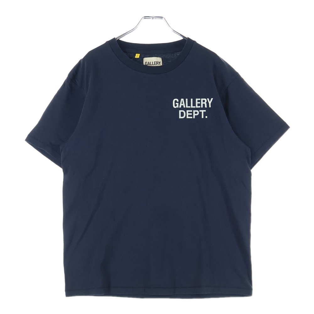 GALLERY DEPT. ギャラリーデプト Souvenir T-Shirt ロゴプリント半袖Tシャツ ネイビー拍卖