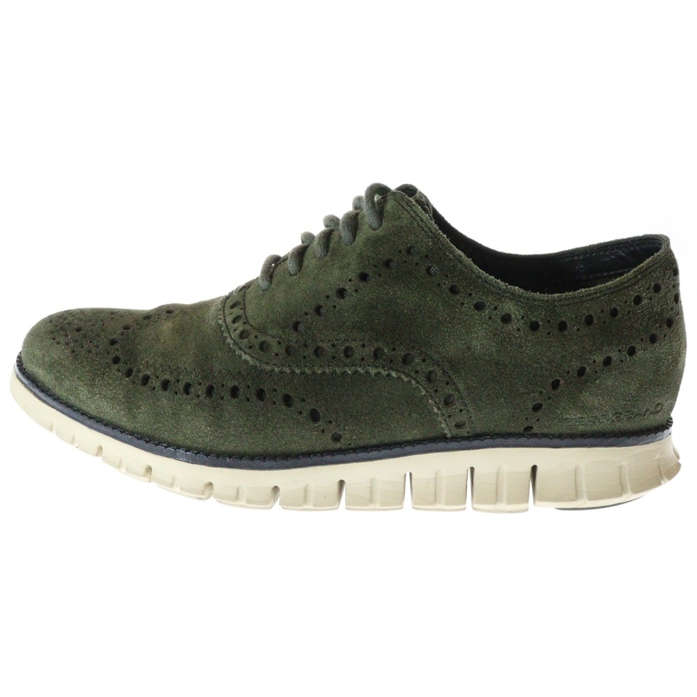 COLE HAAN コール ハーン ZEROGRAUND WING OX ゼログラウンド ウィング オックスフォード ローカットスニーカー カーキ C26200拍卖