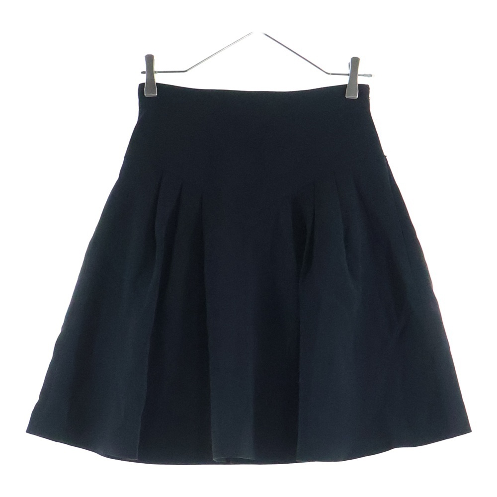 miumiu ミュウミュウ タックフレアスカート ブラック MG1184拍卖