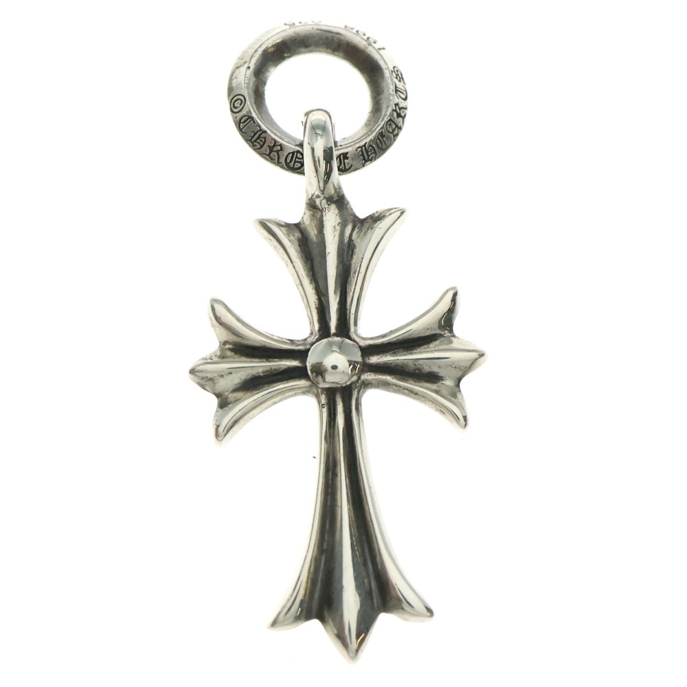 CHROME HEARTS クロムハーツ TINY CH CROSS タイニーCHクロス チャーム ネックレストップ シルバー BCA382拍卖