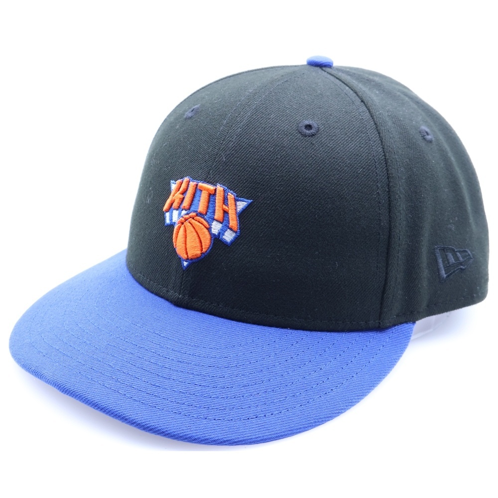 KITH キス ×NEW ERA New York Knicks Low Profile 59FIFTY Cap ニューエラ ニューヨークニックス キャップ 帽子 ブラック/ブルー拍卖