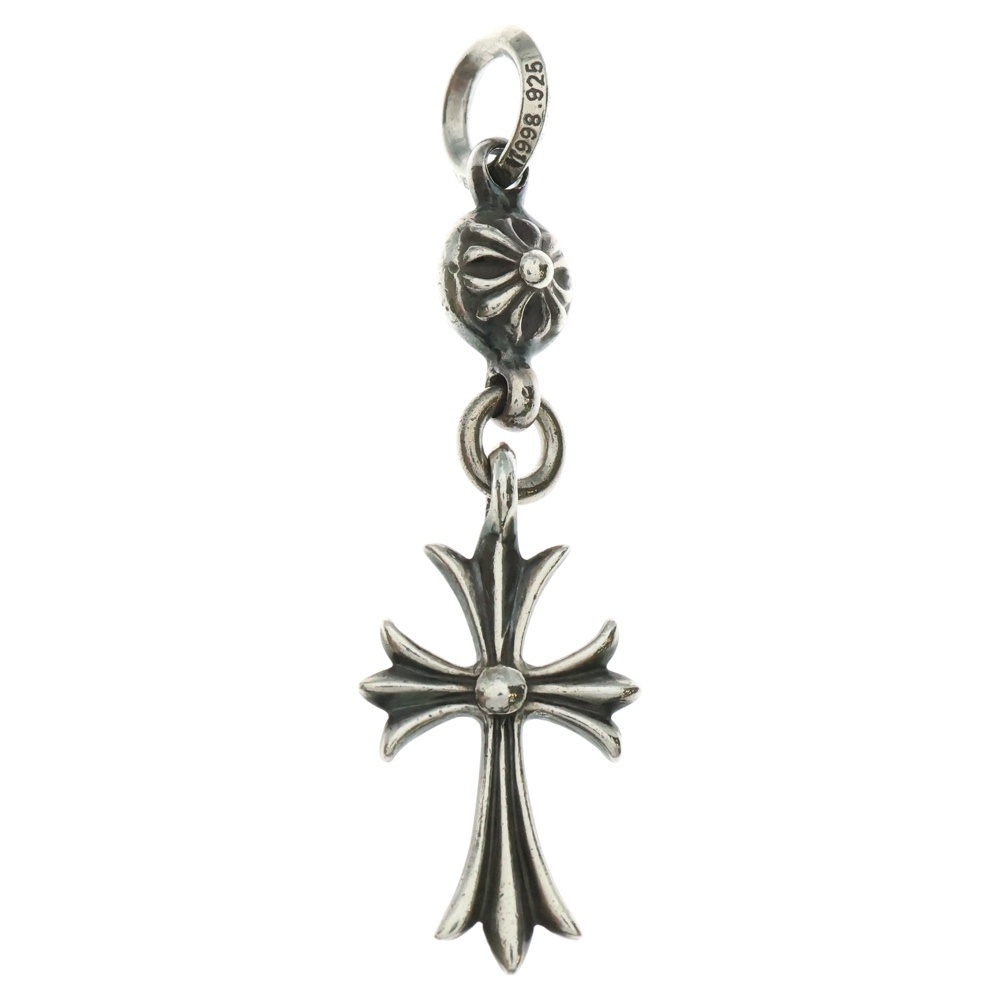CHROME HEARTS クロムハーツ 1B TNY CH CRS 1ボール タイニー CHクロス チャーム ペンダントトップ シルバー BCA197拍卖