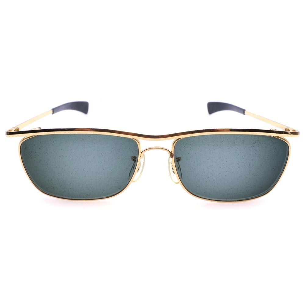 Ray Ban レイバン OLYMPIAN 2 DX オピリアン 2 スクエアフレーム サングラス 眼鏡 アイウェア ゴールド/ブラウン RB3619 919631 60-16拍卖