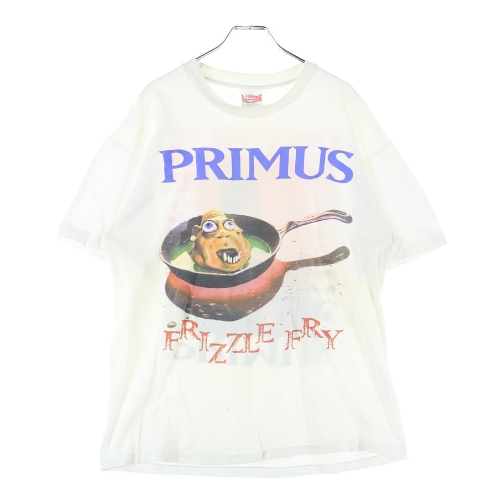 VINTAGE ヴィンテージ 90s PRIMUS FRIZZIE FRY プリムス フリジー フライ 両面プリント Tシャツ ホワイト拍卖