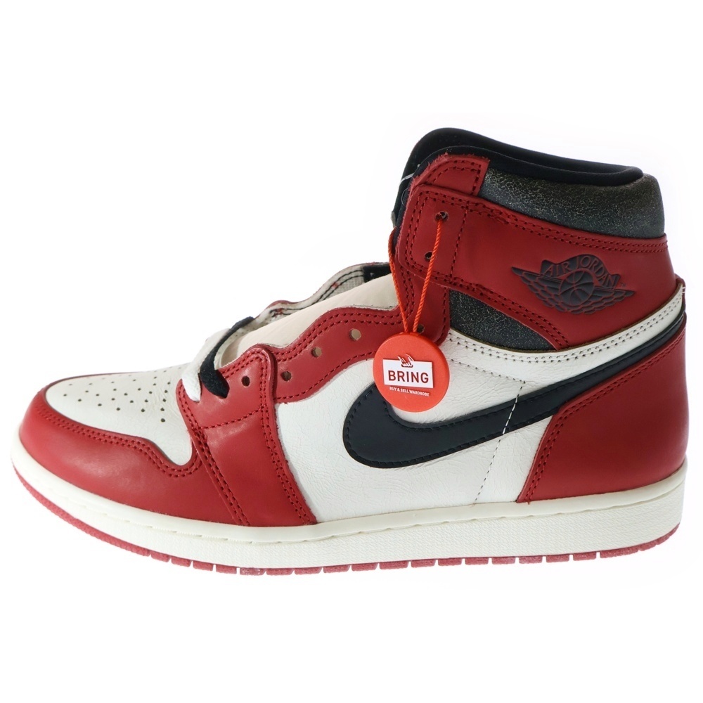 ナイキ AIR JORDAN 1 エアジョーダン1 ロスト&ファウンド シカゴ ハイカットスニーカー US11/29.0cm ホワイト/レッド DZ5485-612拍卖