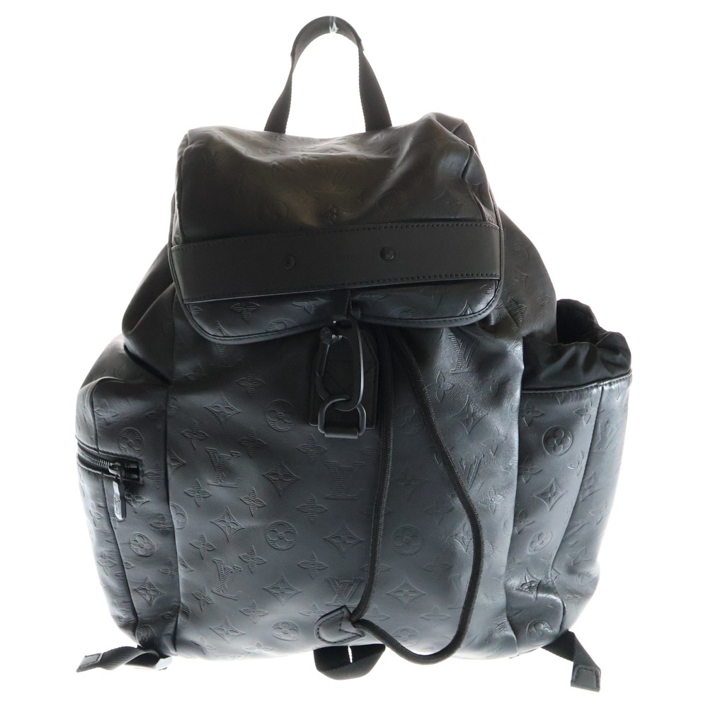 LOUIS VUITTON ルイヴィトン モノグラムシャドウディスカバリーバックパック M43680 ブラック拍卖