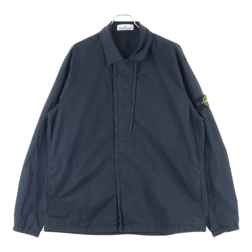 ストーンアイランド 23AW ガーメントダイ ナイロンジップアップブルゾン ジャケット 721510408 ブラック拍卖