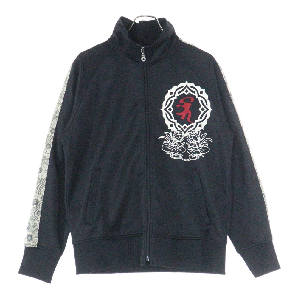 NO BRAND ノーブランド INFINITY インフィニティ エンブロイダリー トラックジャケット ブラック拍卖