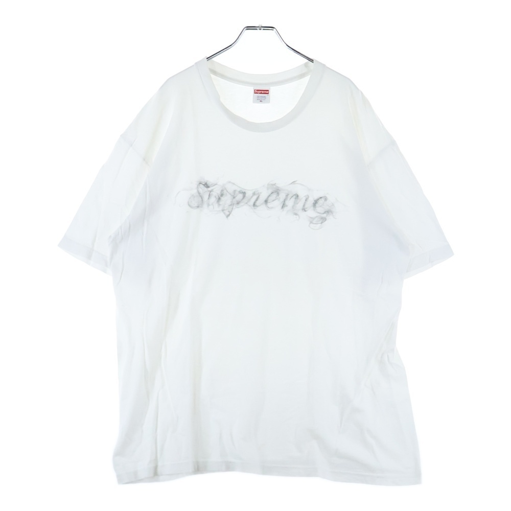 SUPREME シュプリーム 19AW Smoke Tee スモーク プリント クルーネック 半袖Tシャツ カットソー ホワイト拍卖