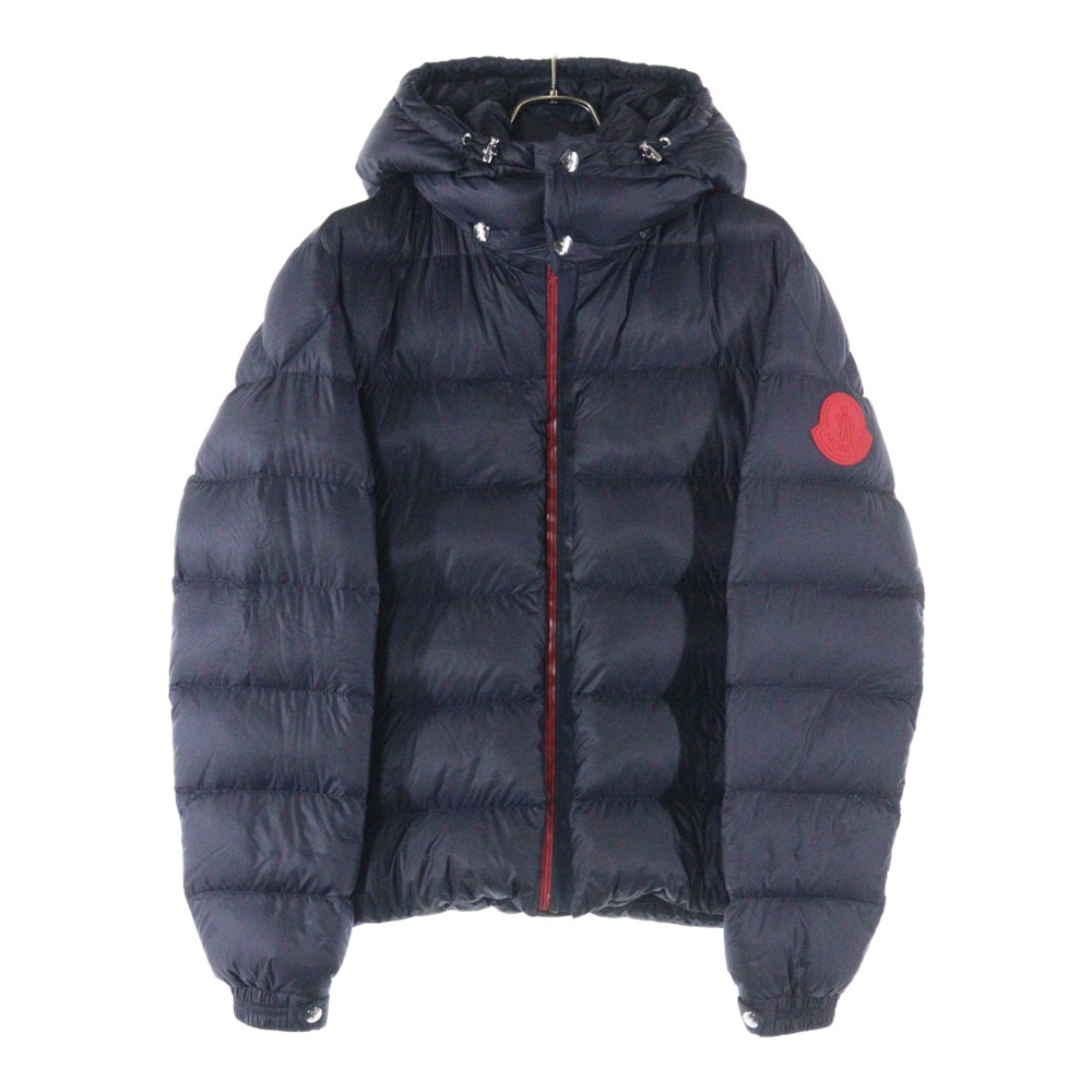 MONCLER モンクレール 20AW ARVES F20911A20100 53334 ラバーロゴ ジップアップダウンジャケット ネイビー拍卖