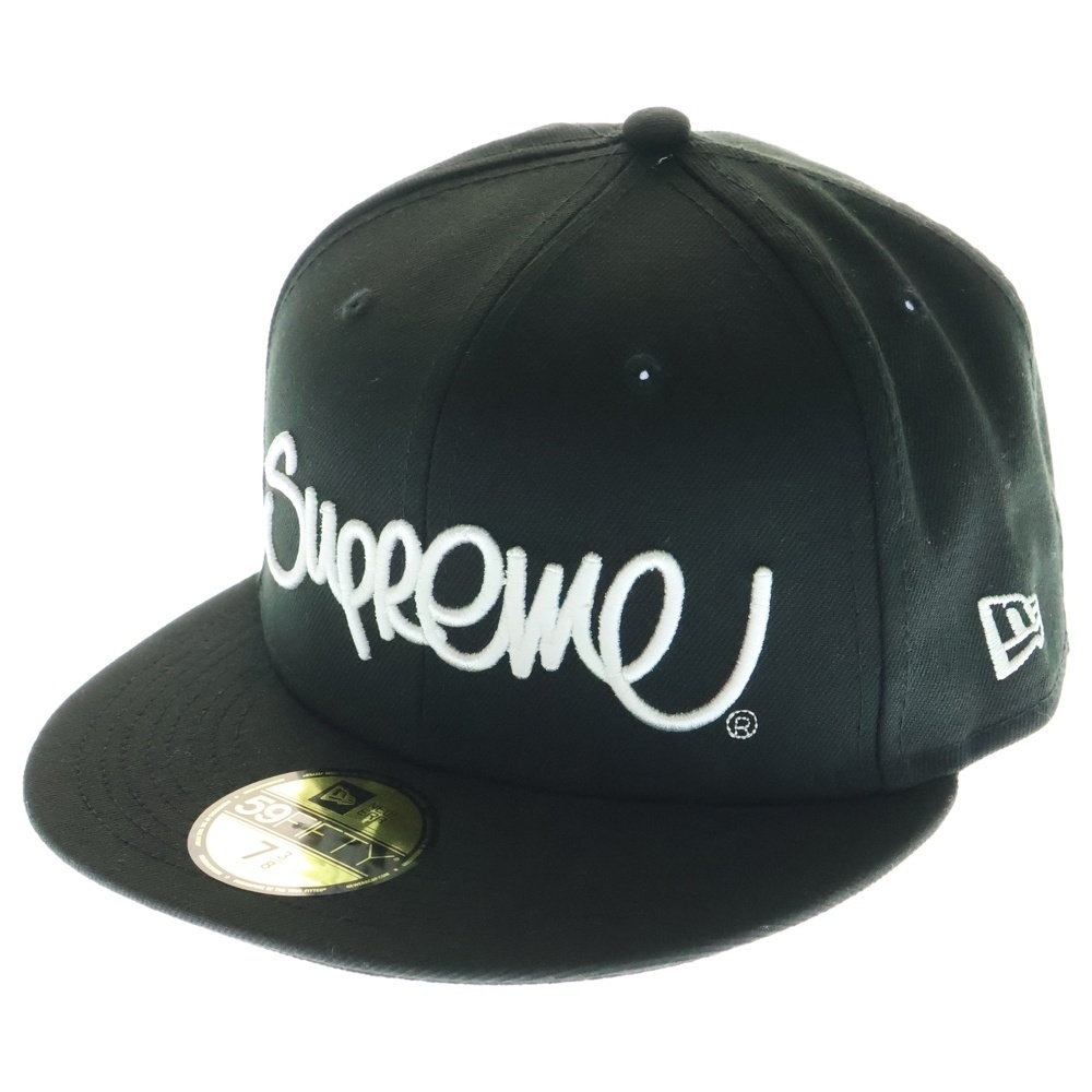 SUPREME シュプリーム 22SS ×NEW ERA Handstyle cap ハンドスタイル ベースボールキャップ 帽子 ブラック拍卖