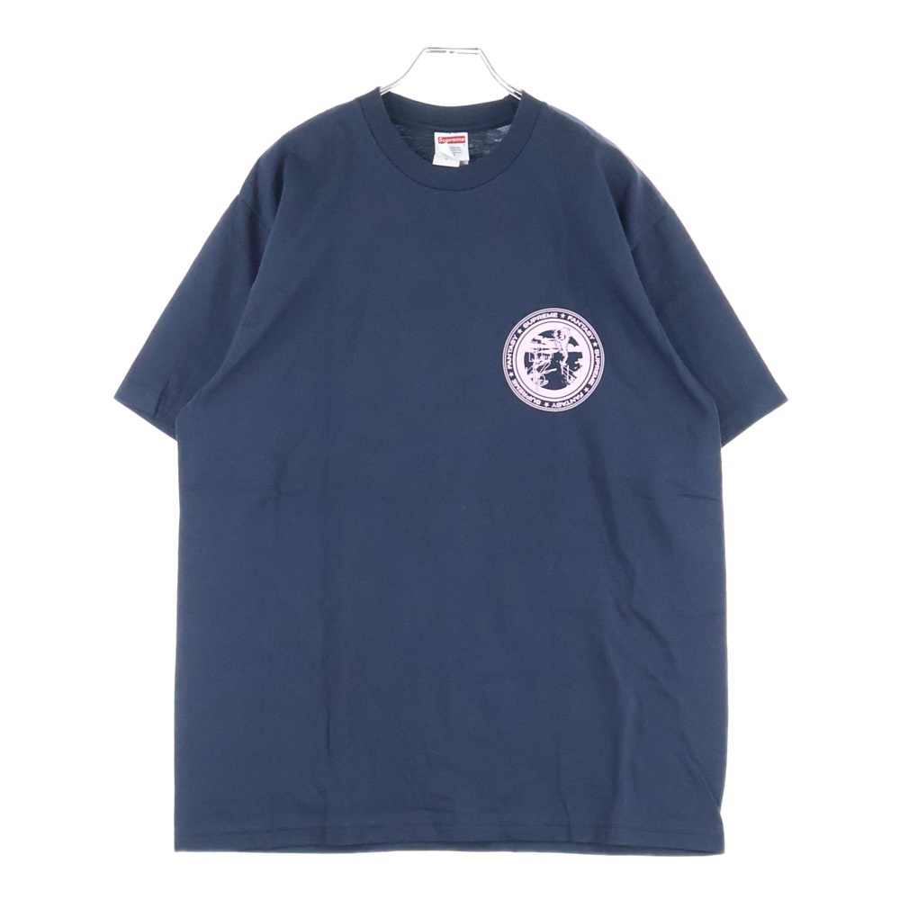 SUPREME シュプリーム 25AW Devotion Tee ディヴォーション プリント クルーネック 半袖Tシャツ カットソー ネイビー拍卖
