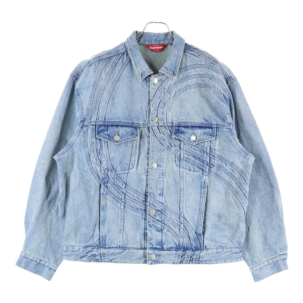 SUPREME シュプリーム 24SS S Logo Denim Trucker Jacket エス ロゴ トラッカー デニムジャケット インディゴ拍卖