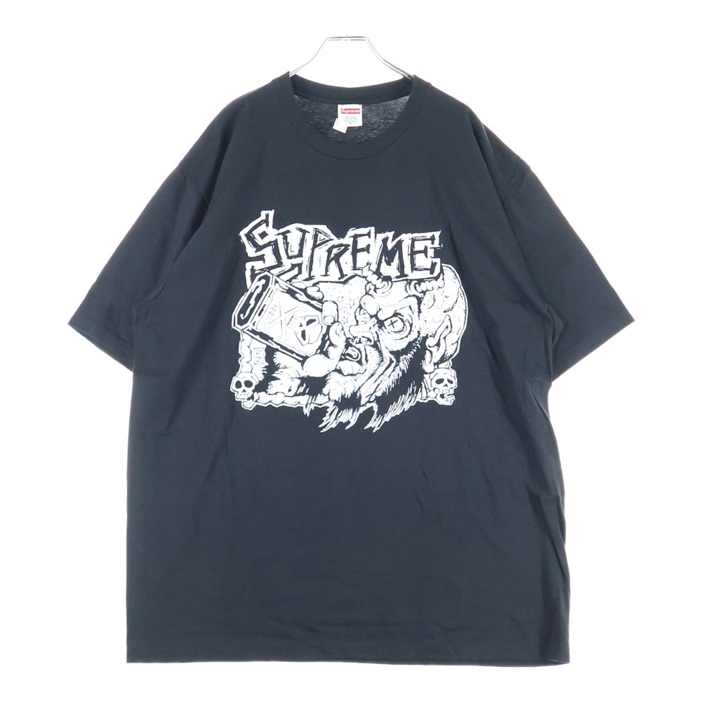SUPREME シュプリーム 25AW Fuckin Blowout Tee ファッキン ブローアウト プリント クルーネック 半袖Tシャツ カットソー ブラック拍卖