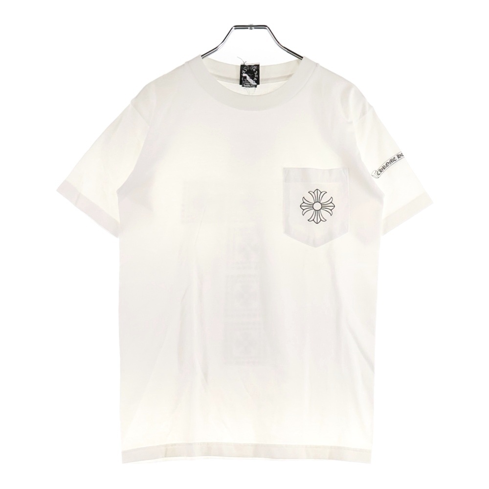 CHROME HEARTS クロムハーツ OLD Maribu Framed Cross Tee マリブ限定 フレームクロスプリント 半袖Tシャツ カットソー ホワイト拍卖