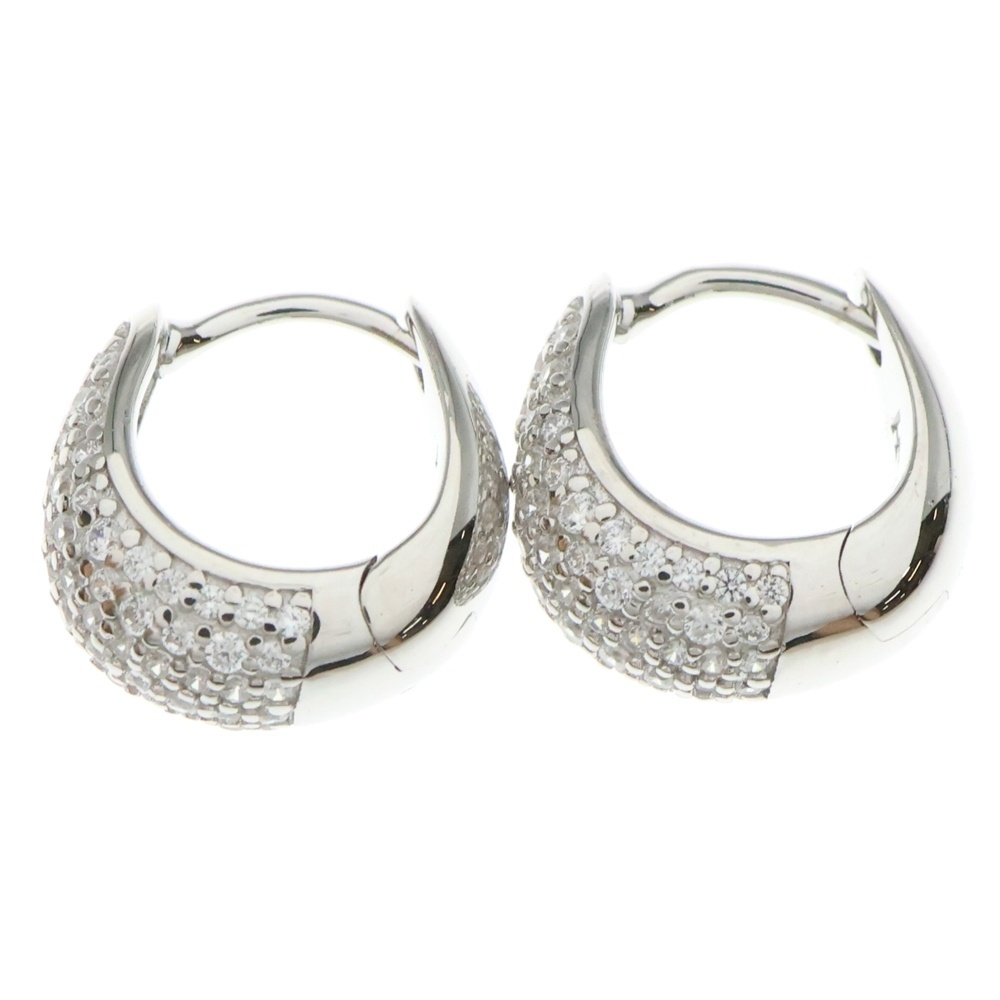 TOMWOOD トムウッド Ice Huggies Pave アイス ハギーズ パヴェ シルバー ピアス拍卖