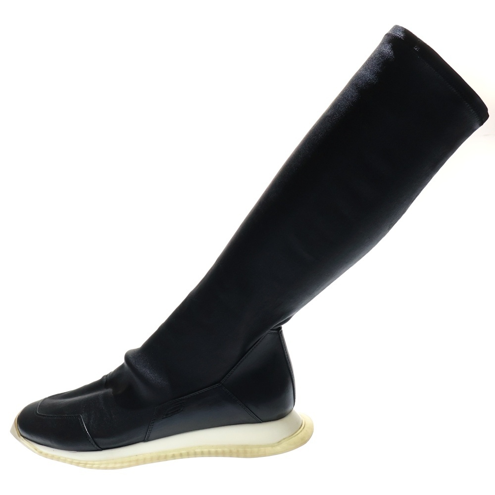 Rick Owens リックオウエンス 18AW OBLIQUE RUNNER STRETCH SOCKS オブリーク ランナー ストレッチ ソックススニーカー ブラック RU20F3809拍卖