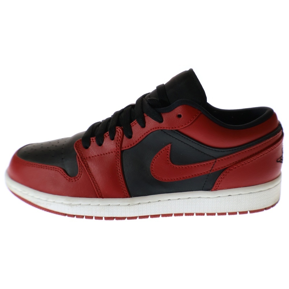 NIKE ナイキ AIR JORDAN 1 LOW VARSITY RED エアジョーダン1 バーシティレッド ローカットスニーカー レッド US8.5/26.5cm 553558-606拍卖