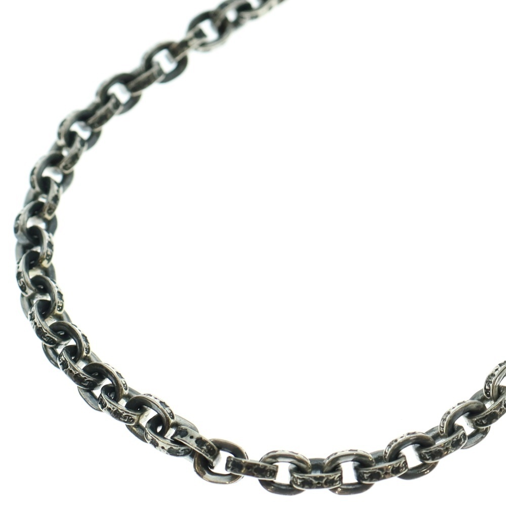 CHROME HEARTS クロムハーツ PAPER CHAIN 24 ペーパーチェーンネックレス 24inch シルバー BCA088拍卖