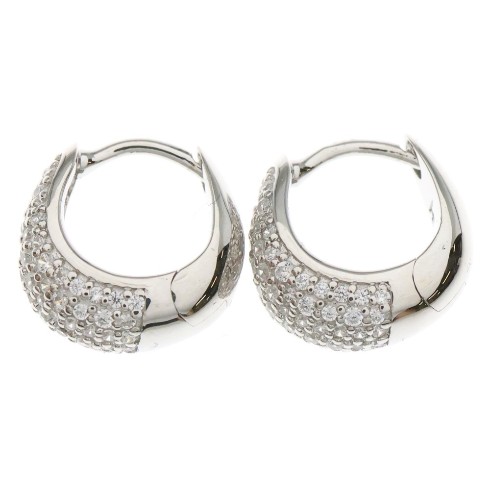 TOMWOOD トムウッド Ice Huggies Pave アイス ハギーズ パヴェ シルバー ピアス拍卖