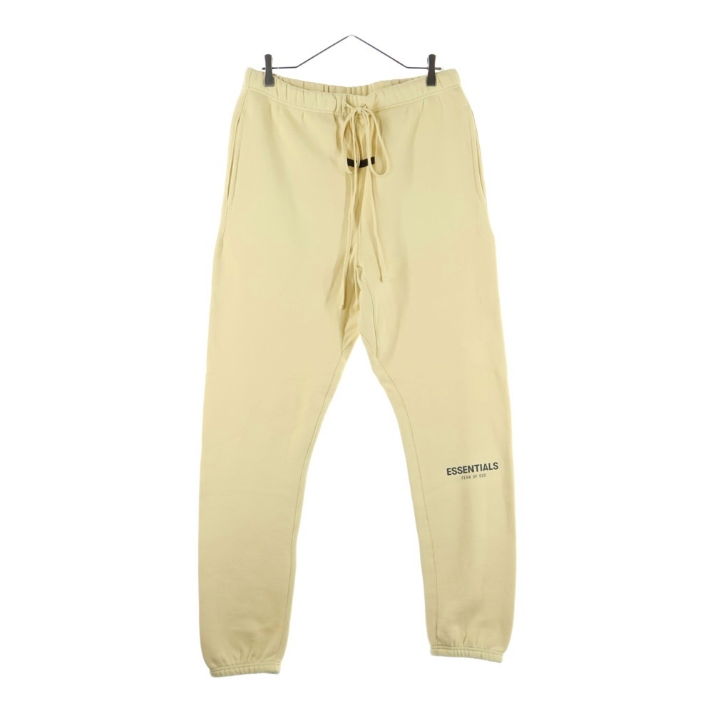 FEAR OF GOD ESSENTIALS フィアオブゴッド エッセンシャルズ SWEATPANTS ロゴプリント スウェットパンツ イエロー拍卖