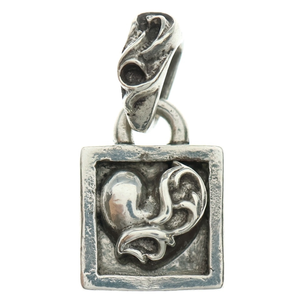 CHROME HEARTS クロムハーツ FRAMED HEART フレームドハート チャーム ペンダントトップ シルバー BCA273拍卖