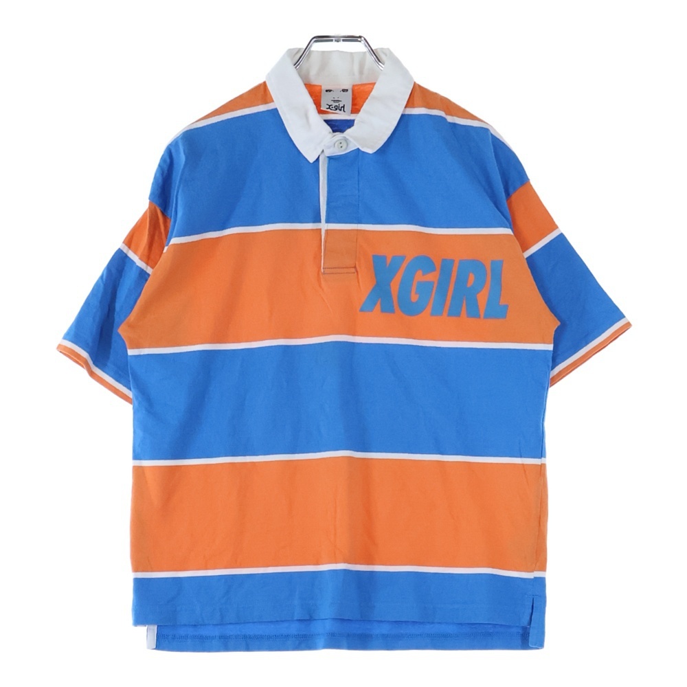 X-GIRL エックスガール 05182312 ラガー半袖シャツ マルチカラー拍卖