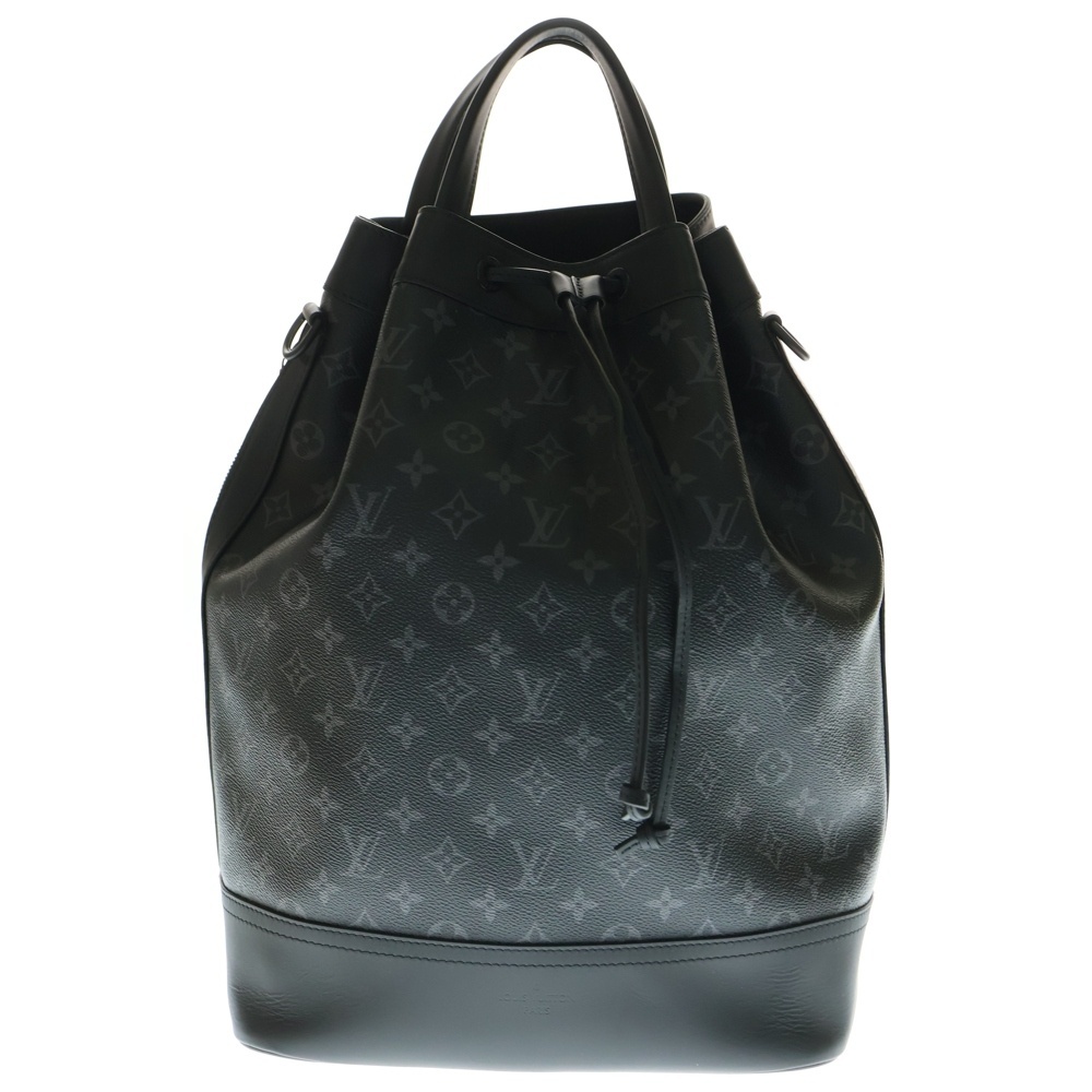 LOUIS VUITTON ルイヴィトン モノグラムエクリプス マキシノエスリング 2WAY レザーショルダーバッグ ハンドバッグ ブラック M46693拍卖