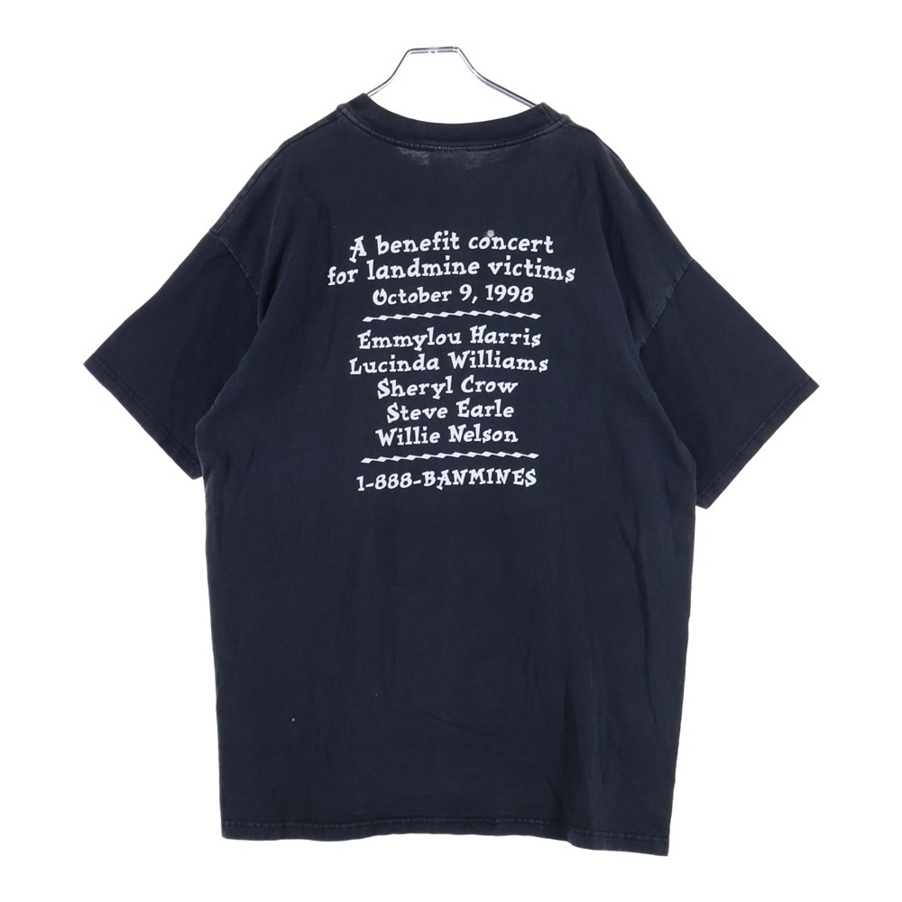 VINTAGE ヴィンテージ 90S Hanes CAMPAIGN FOR A LANDMINE FREE WORLD TEE 企業 半袖Tシャツ カットソー ブラック拍卖
