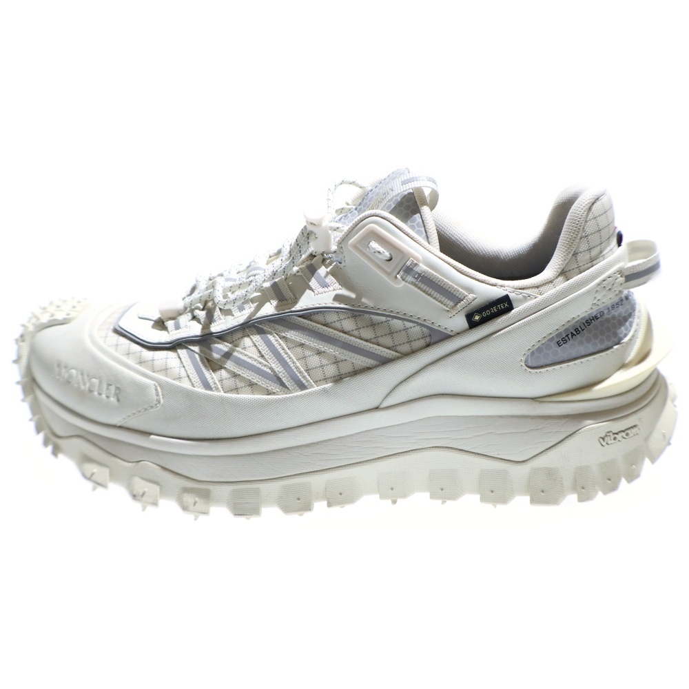 MONCLER モンクレール トレイルグリップ ゴアテックス ローカットスニーカー ホワイト 4M00230 M2058拍卖