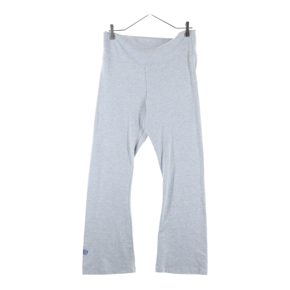 CHROME HEARTS クロムハーツ Y NOT CH Logo Print Flared Sweat Pants ロゴプリント フレアスウェットパンツ グレー拍卖