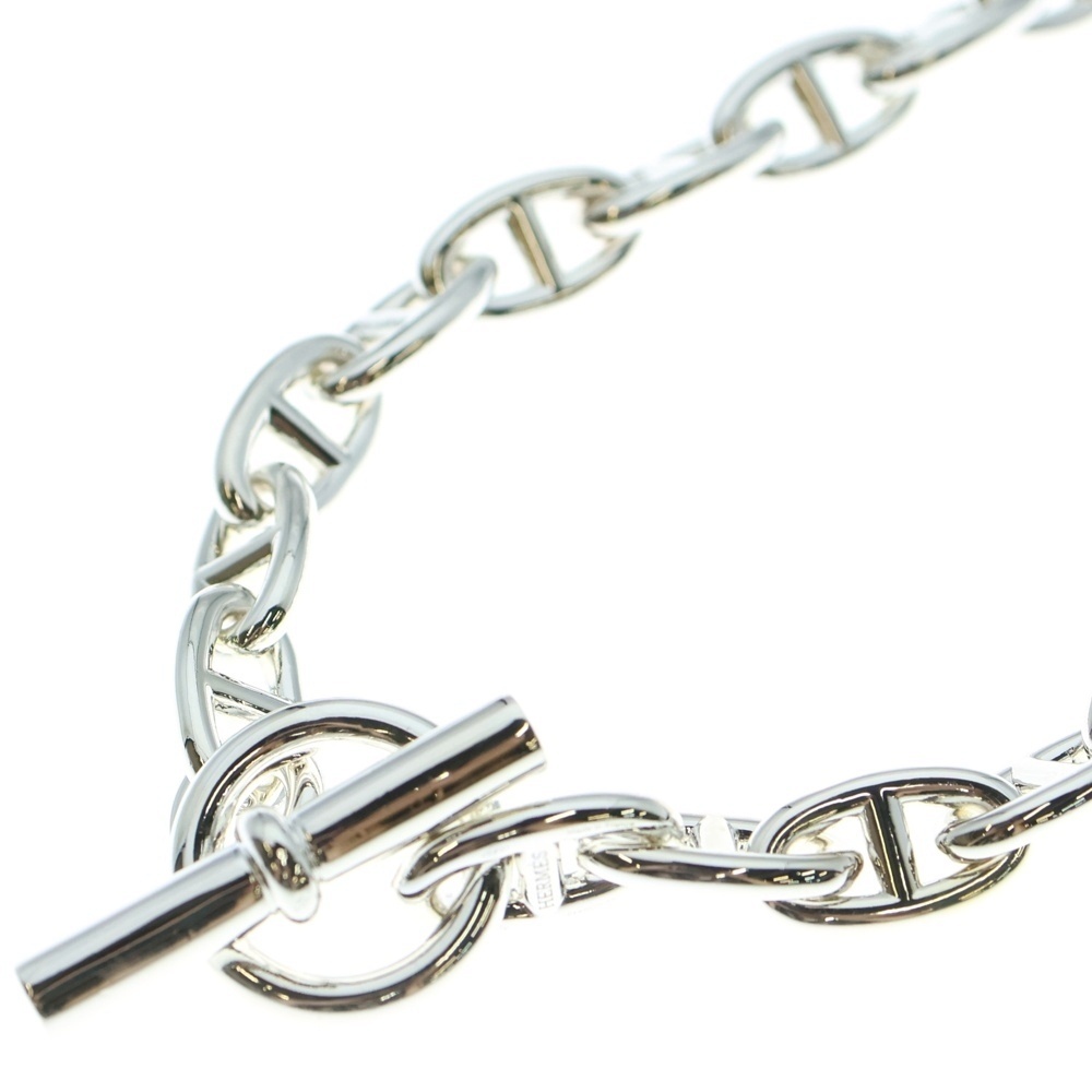 HERMES エルメス Chaine d'Ancre GM シェーヌダンクル GM チェーン ネックレス 29コマ シルバー拍卖