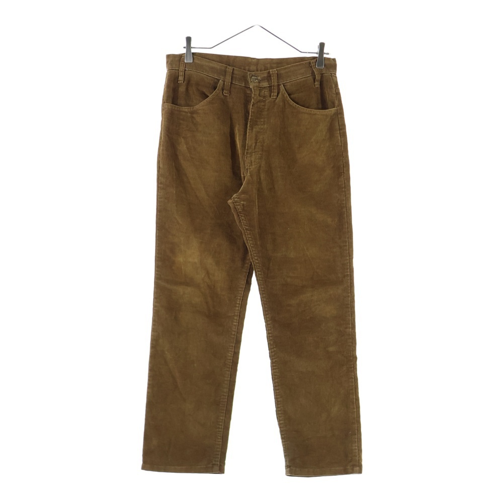 Levi's リーバイス 70-80s VINTAGE 519-1529 CORDUROY PANTS SCOVLL ZIP ジップアップ コーデュロイパンツ ブラウン拍卖