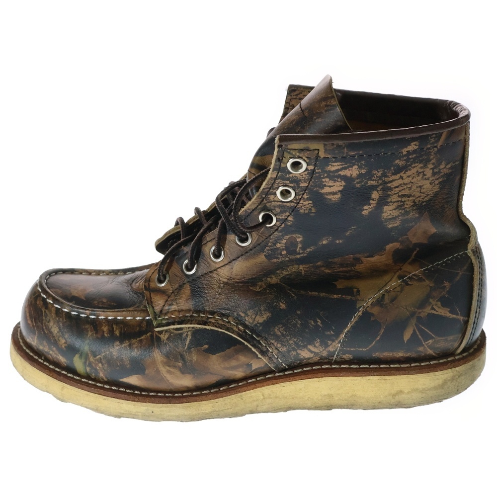 RED WING レッド ウイング CLASSIC WORK 6INCH 8884 クラシックワーク ブーツ リアルツリーカモ オーク ブラウン拍卖