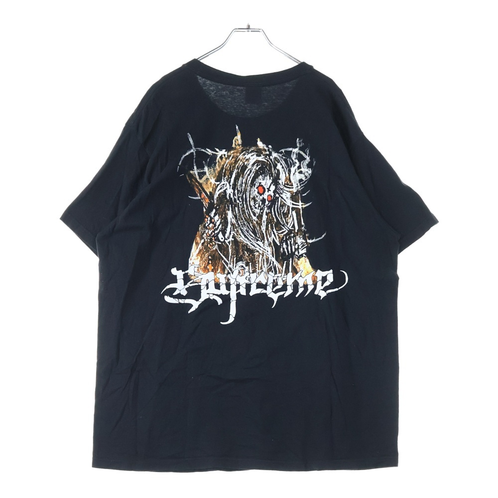 SUPREME シュプリーム 24AW Satan Tee サタントプリント 半袖Tシャツ カットソー ブラック拍卖