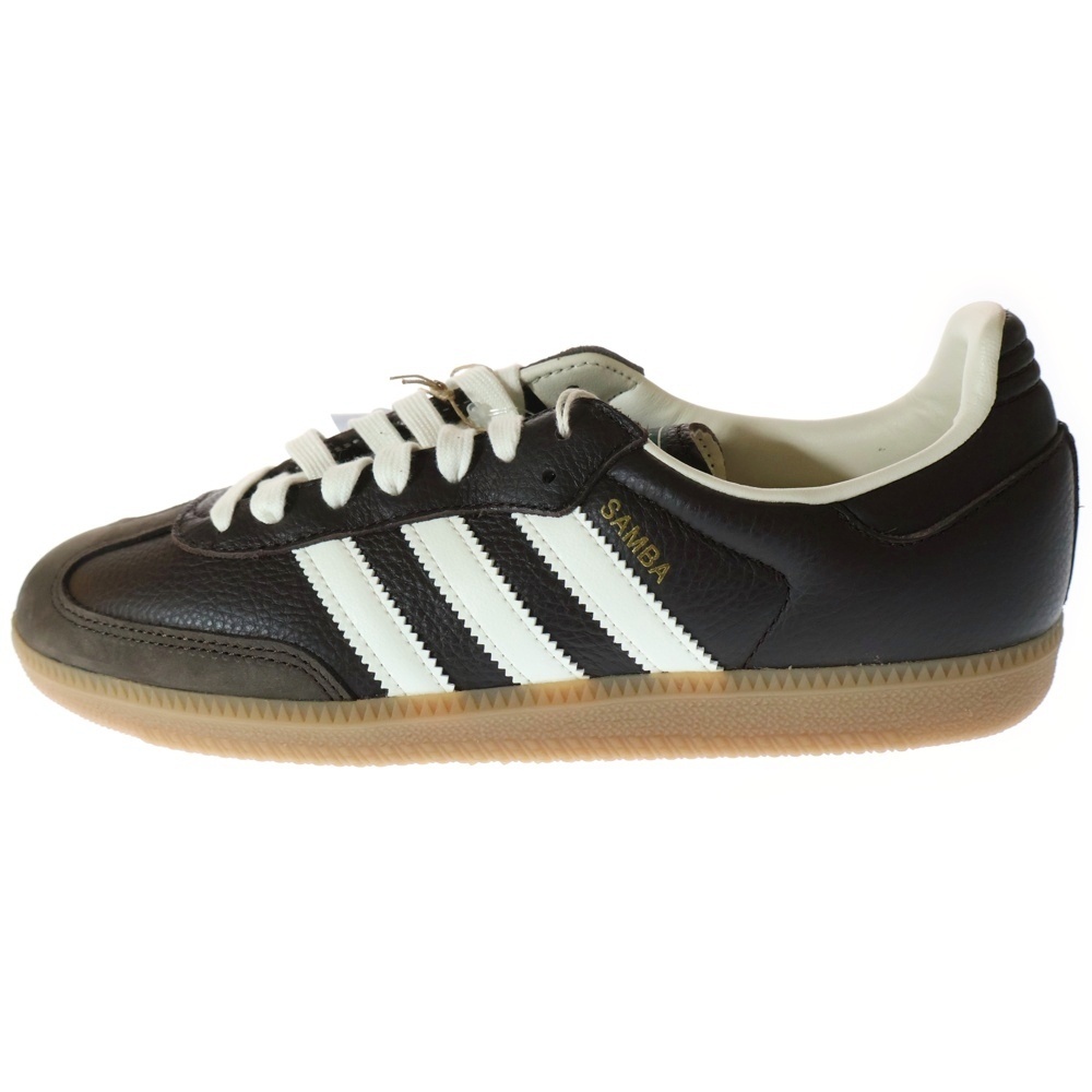 adidas アディダス SAMBA OG サンバ ローカットスニーカー ブラウン/ホワイト US8.5/26.5 JR0891拍卖